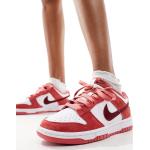 Baskets à lacets Nike Dunk rouges en caoutchouc à lacets Pointure 36,5 look casual pour femme 