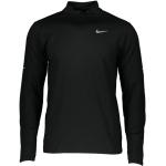 Maillots de running Nike Element noirs en polyester respirants à manches longues Taille S pour homme en promo 