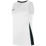 Maillots de basketball Nike blancs en polyester respirants à manches courtes Taille M en promo 