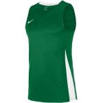 Maillots de basketball Nike verts en polyester respirants à manches courtes Taille M pour homme en promo 
