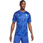 Maillots de la France Nike Football bleus à logo Taille XS look fashion 