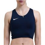 Brassières de sport Nike bleues en polyester respirantes Taille 3 XL pour femme en promo 