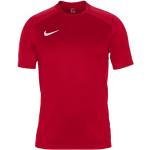 Maillots de running Nike rouges en polyester respirants à manches courtes à col rond Taille 4 XL pour homme 