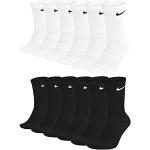Chaussettes Nike 6 blanches de running respirantes en lot de 6 Taille XS look fashion pour homme en promo 