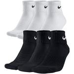 Chaussettes Nike 6 blanches de running respirantes en lot de 6 Pointure 46 look fashion en promo 