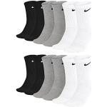 Chaussettes de sport Nike 6 blanches respirantes en lot de 6 Pointure 46 look fashion pour homme 