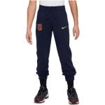 Pantalons de sport Nike Barcelona bleus enfant FC Barcelona respirants en promo 