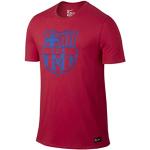 Nike FC Barcelona Crest Tee YTH – T-Shirt à Manches Courtes pour Enfant XL Rouge (Prime Red/Prime Red)