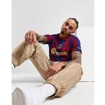 Maillots de sport dorés FC Barcelona Tailles uniques look casual pour homme 