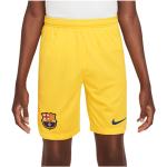 Maillots FC Barcelone Nike Barcelona jaunes en polyester enfant FC Barcelona respirants en promo 