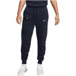 Joggings Nike Tech Fleece bleus en polaire FC Barcelona respirants Taille XL en promo 