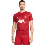Maillots de sport Nike rouges en polyester Liverpool F.C. respirants à manches courtes à col rond Taille S en promo 
