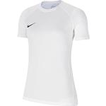 T-shirts de sport Nike Dri-FIT blancs en polyester respirants Taille M look fashion pour femme 
