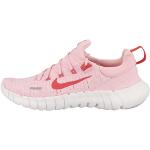 NIKE Femme Free Run 5.0 Sneaker, Med Soft Pink Lt Crimson Pink Foam, 35.5 EU