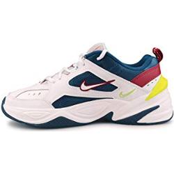 Nike Femme M2k Tekno Chaussures d'Athlétisme, Multicolore (Blue Force/Summit White/Chrome Yellow 402), 38.5 EU