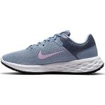 Chaussures de running Nike Revolution 6 bleues en caoutchouc Pointure 40 look fashion pour femme en promo 