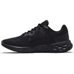 Chaussures de running Nike Revolution 6 grises en caoutchouc Pointure 38 look fashion pour femme en promo 