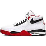 Chaussures de basketball  Nike Flight rouges à effet froissé en caoutchouc légères Pointure 44,5 classiques pour homme 