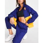 Vestes zippées Nike Barcelona bleu marine FC Barcelona Taille L look color block pour femme en promo 