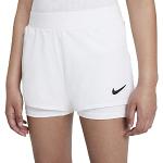 Nike G NKCT DF VCTRY SHRT Shorts, White/Black, L Girls