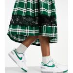 Baskets plateforme Nike blanches en caoutchouc à lacets Pointure 36 look casual pour femme en promo 