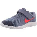 Nike Garçon Mixte Enfant Revolution 4 (TDV) Chaussures de Running Compétition, Multicolore (Ashen Slate/Flash Crimson-Diffused Blue 400), 27 EU