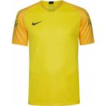 Maillot de gardien de but Nike jaunes à rayures en polyester respirants Taille S pour homme 