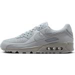 Chaussures de running Nike Air Max 90 grises en caoutchouc à motif loups Pointure 43 look fashion pour homme en promo 