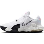 Chaussures de basketball  Nike Air Max blanches Pointure 42 look fashion pour homme 