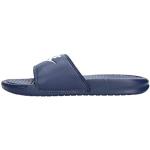 Chaussures Nike Benassi JDI bleues en caoutchouc look fashion pour homme 