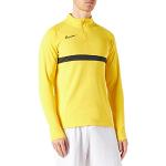 Vestes longues Nike Academy jaunes en polyester lavable en machine à manches longues Taille M pour homme en promo 