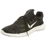 Nike Homme Free Run 5.0 Men's Road Running Shoes, Black/White-DK Smoke Grey, 38.5 EU