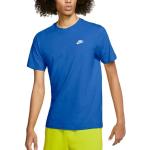Nike Homme M Nsw Club Tee T Shirt, Signal Blue/White, XXL EU