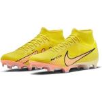 Nike Homme Zoom Mercurial Superfly 9 Academy MG Multi-Ground Soccer Cleats, Yellow Strike/Sunset Glow-Coconut Milk, 46 EU