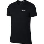 Nike Hommes Haut de Running Nike Dry Miler pour Homme NOIR/HTR/(ARGENT RÉFLÉCHISSANT) S