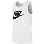 T-shirts Nike Futura blancs sans manches sans manches à col rond Taille L pour homme 