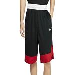 Shorts de basketball Nike Dri-FIT rouges en polyester Taille XL look fashion pour homme 