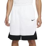 Shorts de basketball Nike Dri-FIT blancs en polyester Taille S look fashion pour homme 
