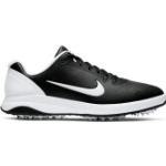 Chaussures de golf Nike blanches en cuir synthétique imperméables look fashion 