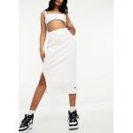Jupes mi-longues Nike blanches en jersey mi-longues Taille XXL classiques pour femme en promo 