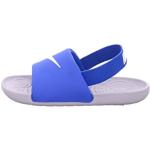 Nike Kawa Slide (TD) Sneaker, Hyper Cobalt/Blanco-Wolf Grey, 21 EU