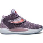 Baskets montantes Nike violettes en caoutchouc à bouts ronds à scratchs look casual pour femme 