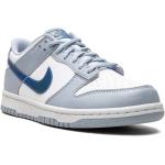 Chaussures Nike Dunk Low bleus clairs en cuir de veau en cuir à bouts ronds pour garçon 
