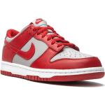 Chaussures Nike Dunk rouges en caoutchouc en cuir à bouts ronds pour garçon 