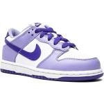 Chaussures Nike Dunk violettes en cuir en cuir à bouts ronds pour femme 