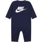 Body Nike bleus bébé à manches longues lavable en machine look sportif 