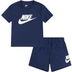 T-shirts à manches courtes Nike bleu nuit à logo enfant look sportif 