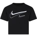 T-shirts à col rond Nike noirs lavable en machine Taille 7 ans classiques pour fille de la boutique en ligne Miinto.fr avec livraison gratuite 