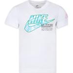 T-shirts à col rond Nike blancs en coton mélangé enfant 