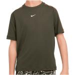T-shirts techniques Nike Dri-FIT marron en polyester Taille L look fashion pour femme 